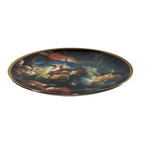 Precious Moments nativity Plate COME LET US ADORE HIM Bible‎ Story Christmas - Picture 3 of 6